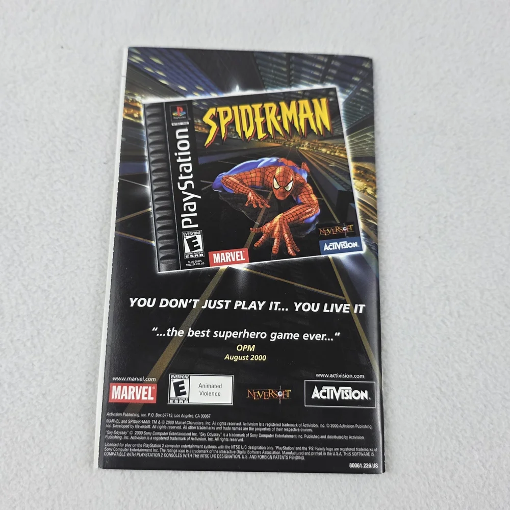 Sky Odyssey Sony PS2 PlayStation 2 Video Game Complete With Manual